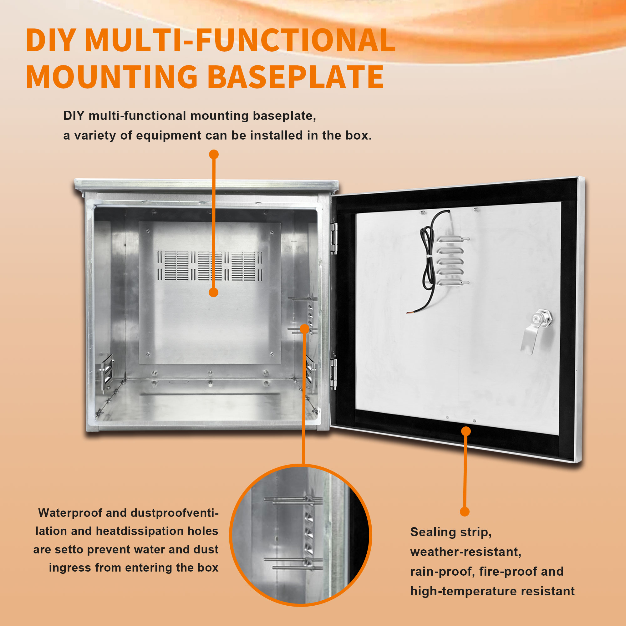 Weatherized Box Outdoor Weatherproof Aluminum Box(Customizable) - CENTROPOWER